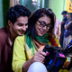Ishaan Khatter and Mira Nair on the set of A Suitable Boy